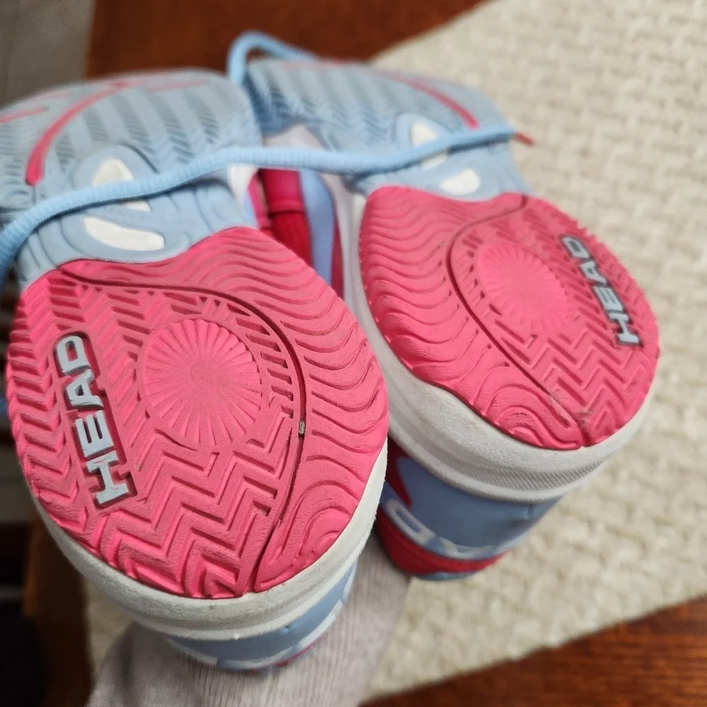 3/$25 Girls Head tennis sneakers size 5.5